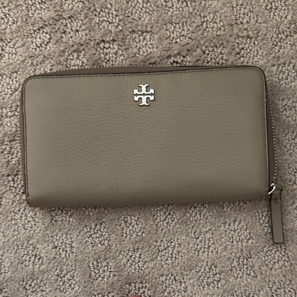 Tory Burch Gray Wallet